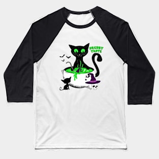 The Black Cat and His Secret Baseball T-Shirt